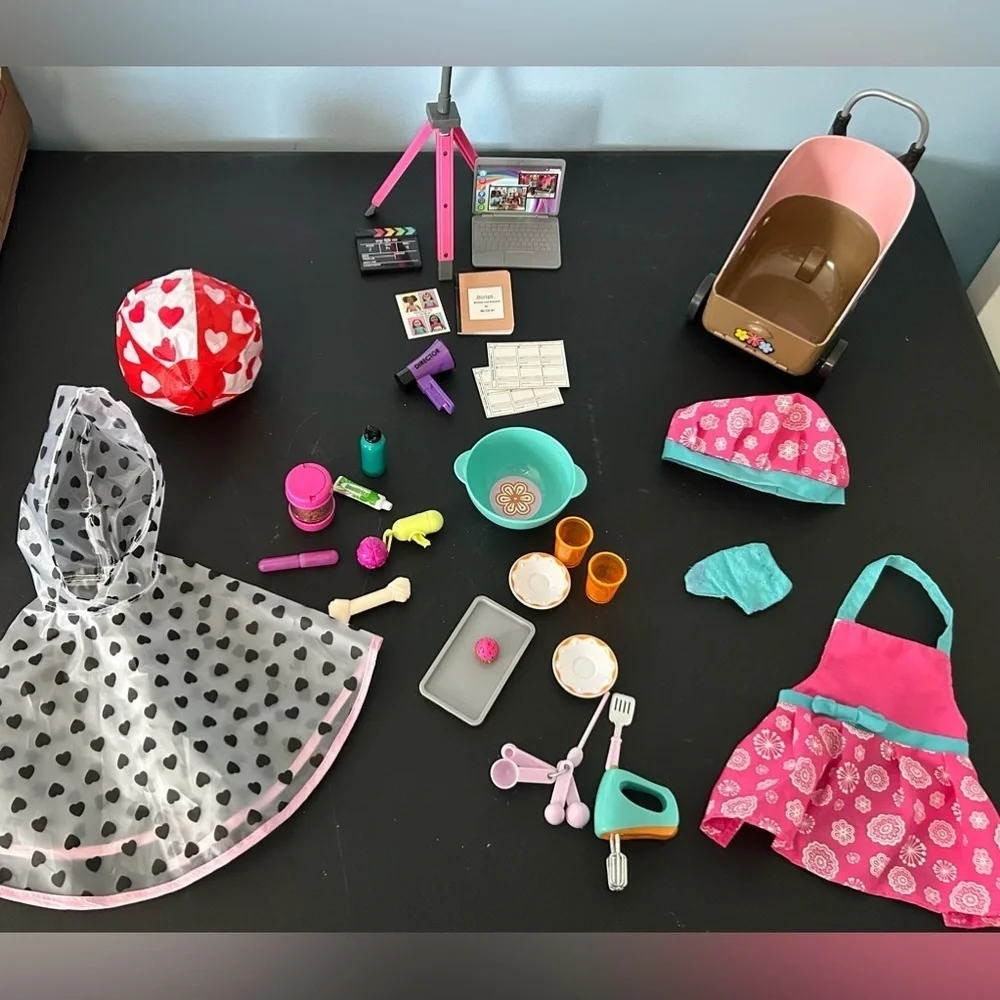 Doll accessories lot of 35 our generation/journey girls/my life/ toys